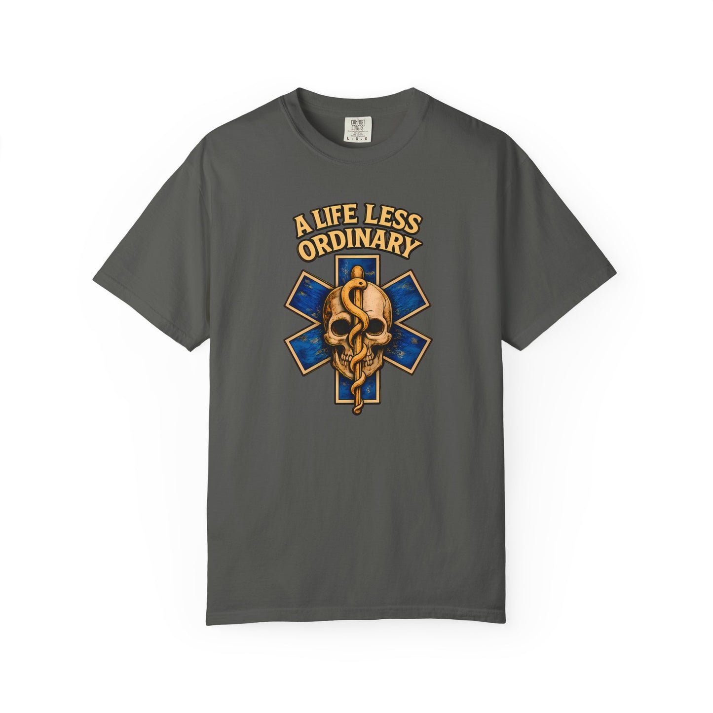 Less Ordinary Skull T-Shirt, front