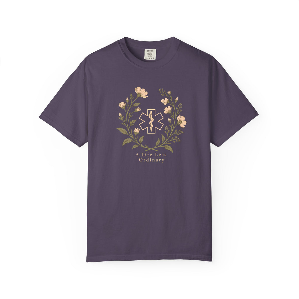 Life Less Ordinary Botanical T-Shirt, front