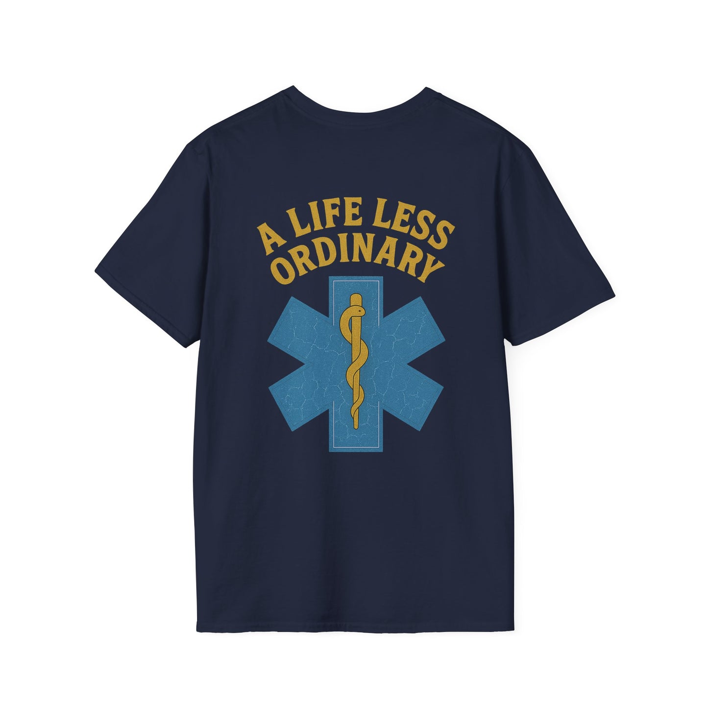 Life Less Ordinary T-Shirt EMS, back/front logo