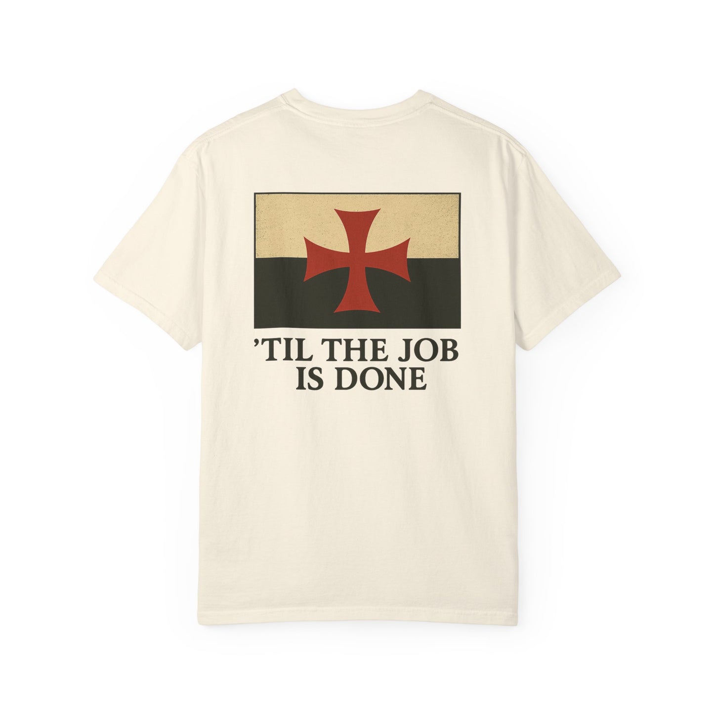 'Til the Job is Done EMS T-shirt, back/front logo