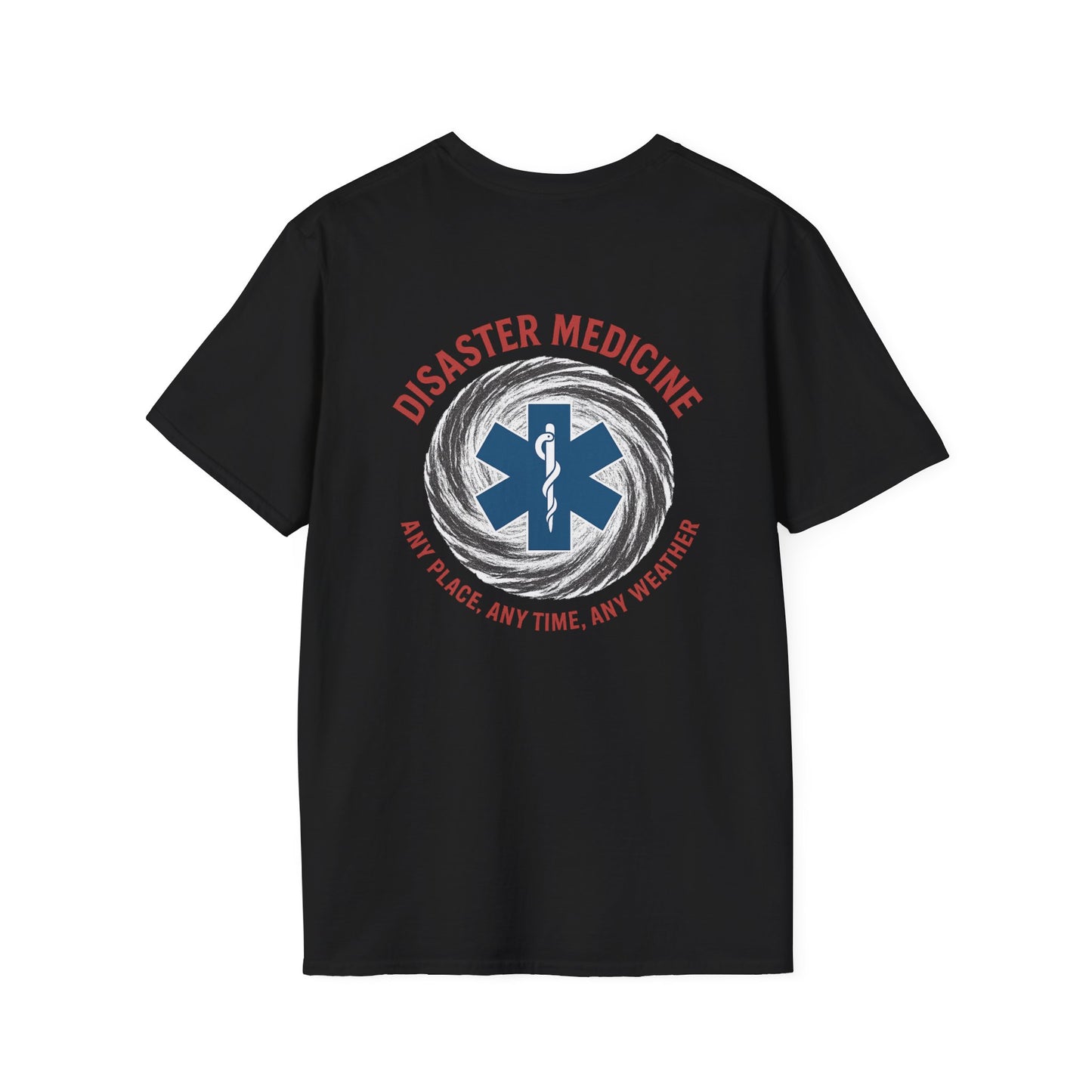 Disaster Medicine T-shirt, back/front logo