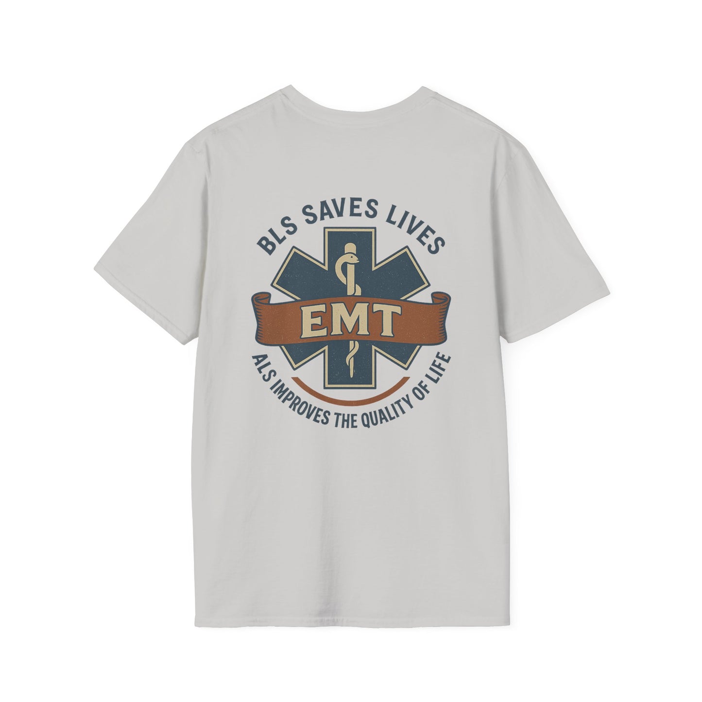 BLS/ALS for EMT T-Shirt, back/front logo