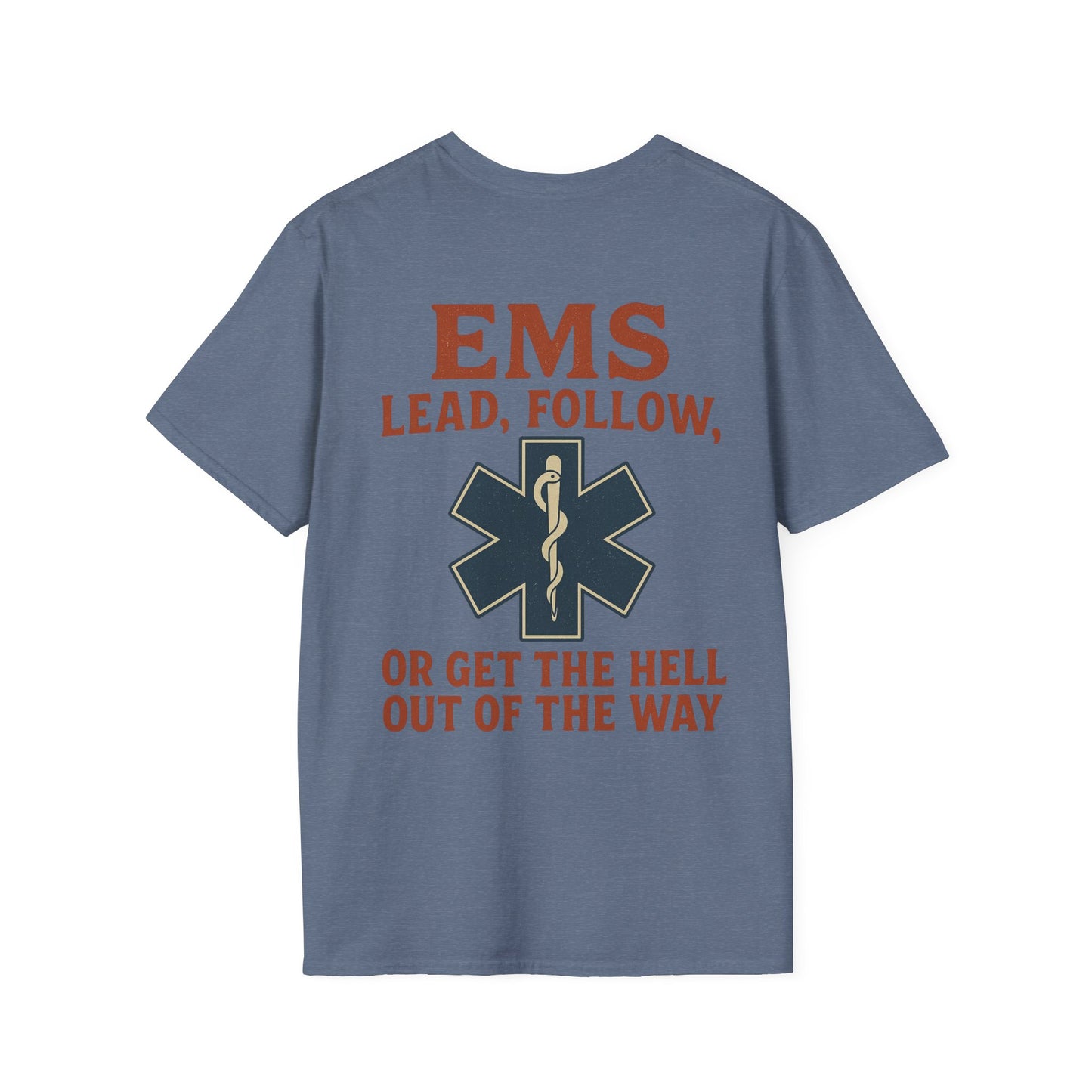 Lead Follow T-Shirt EMS, back/front logo