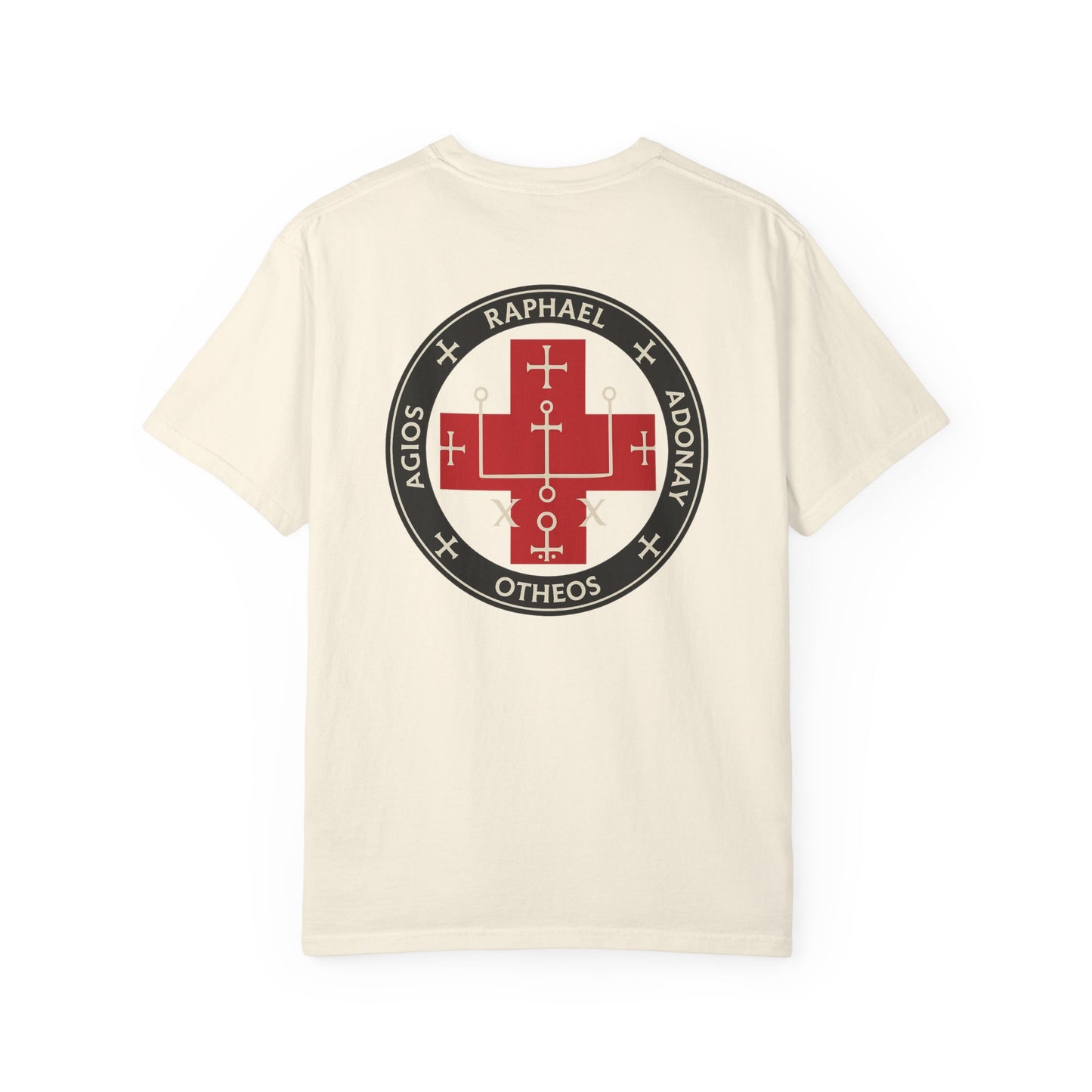 Sigil of St. Raphael Medicine T-shirt, back