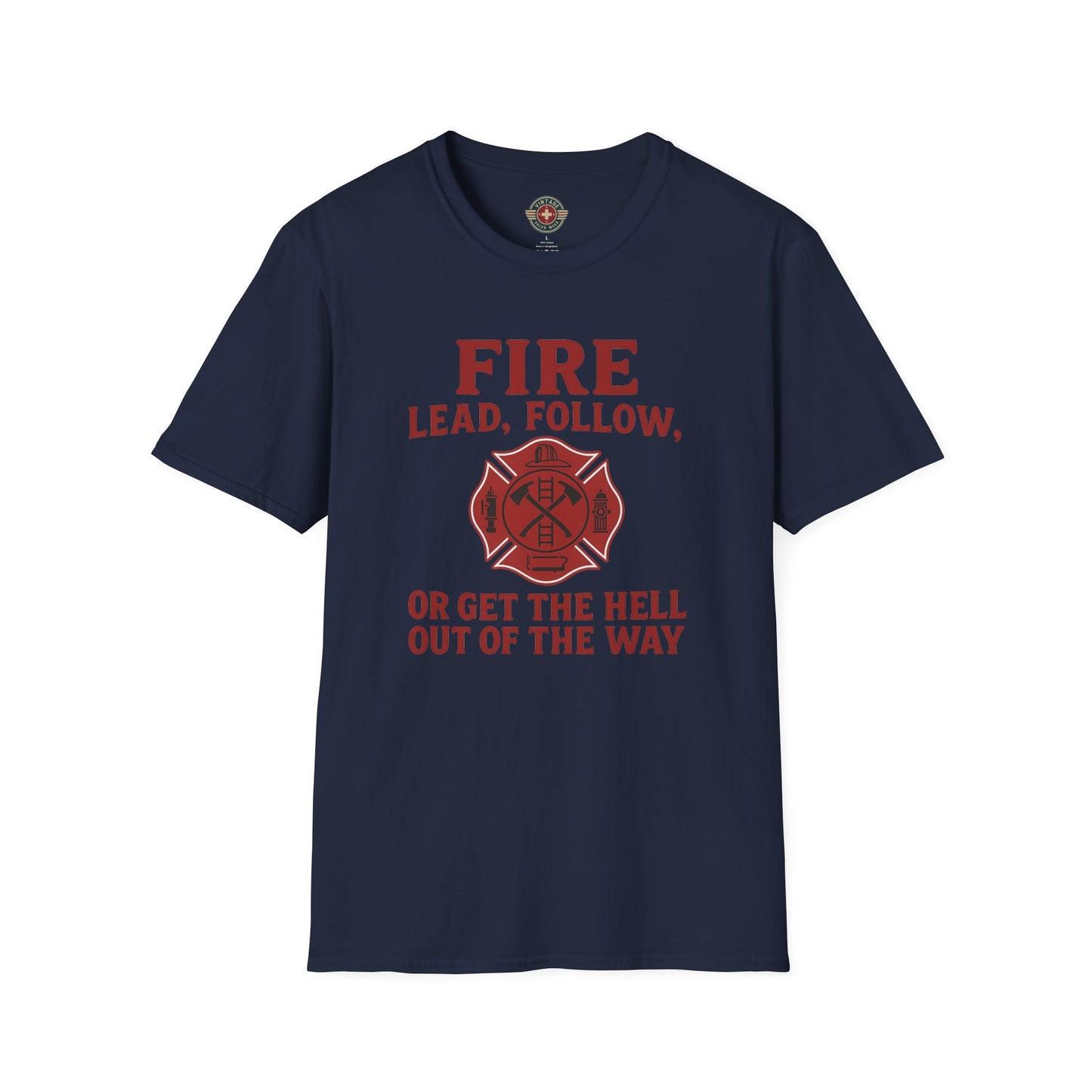 Lead Follow T-Shirt Fire, front