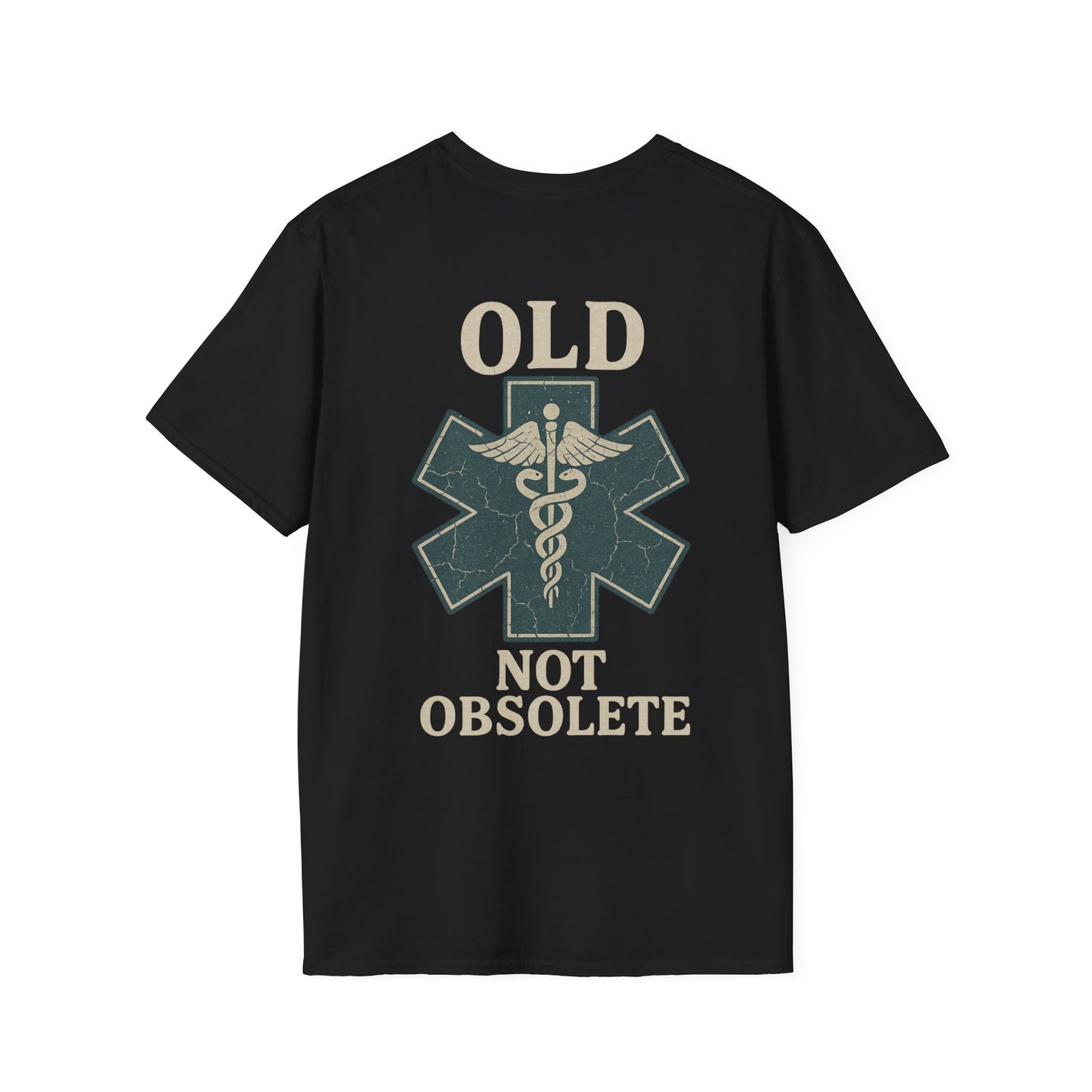 Not Obsolete T-Shirt EMS, back/front logo