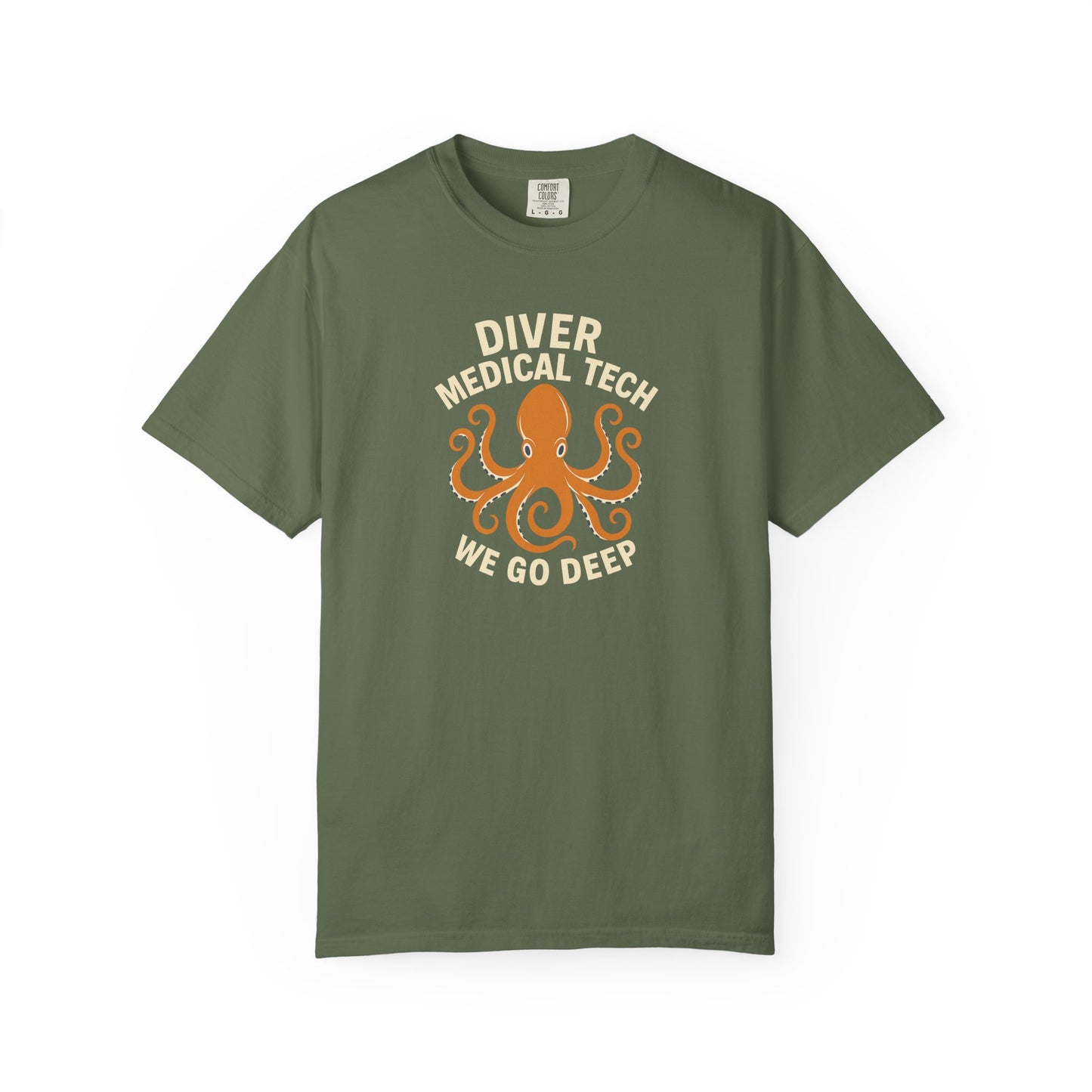 Diver Medical Tech T-shirt (style 1), front