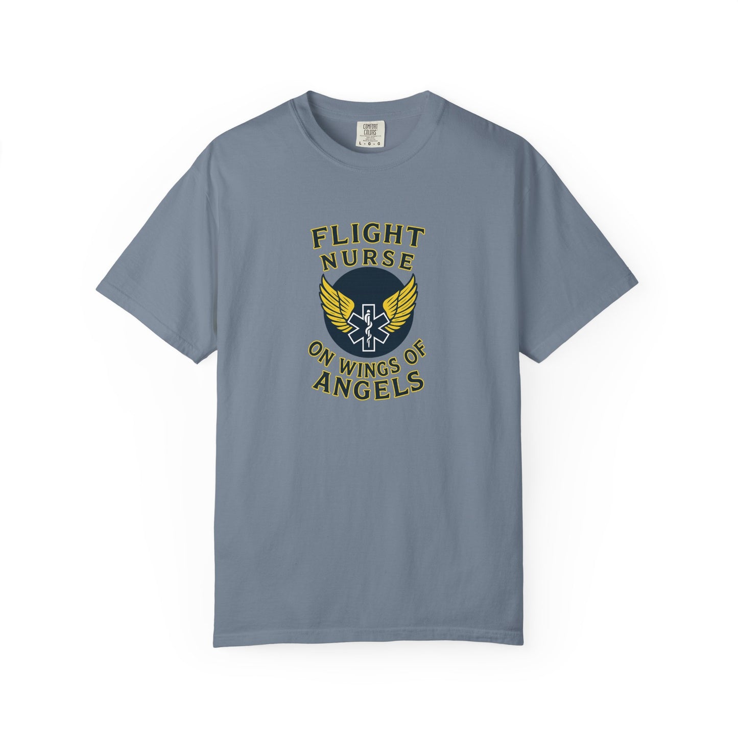 Flight Nurse Angel Wings T-shirt, front
