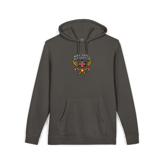 None Shall Separate Us Embroidered Pigment-Dyed Hoodie