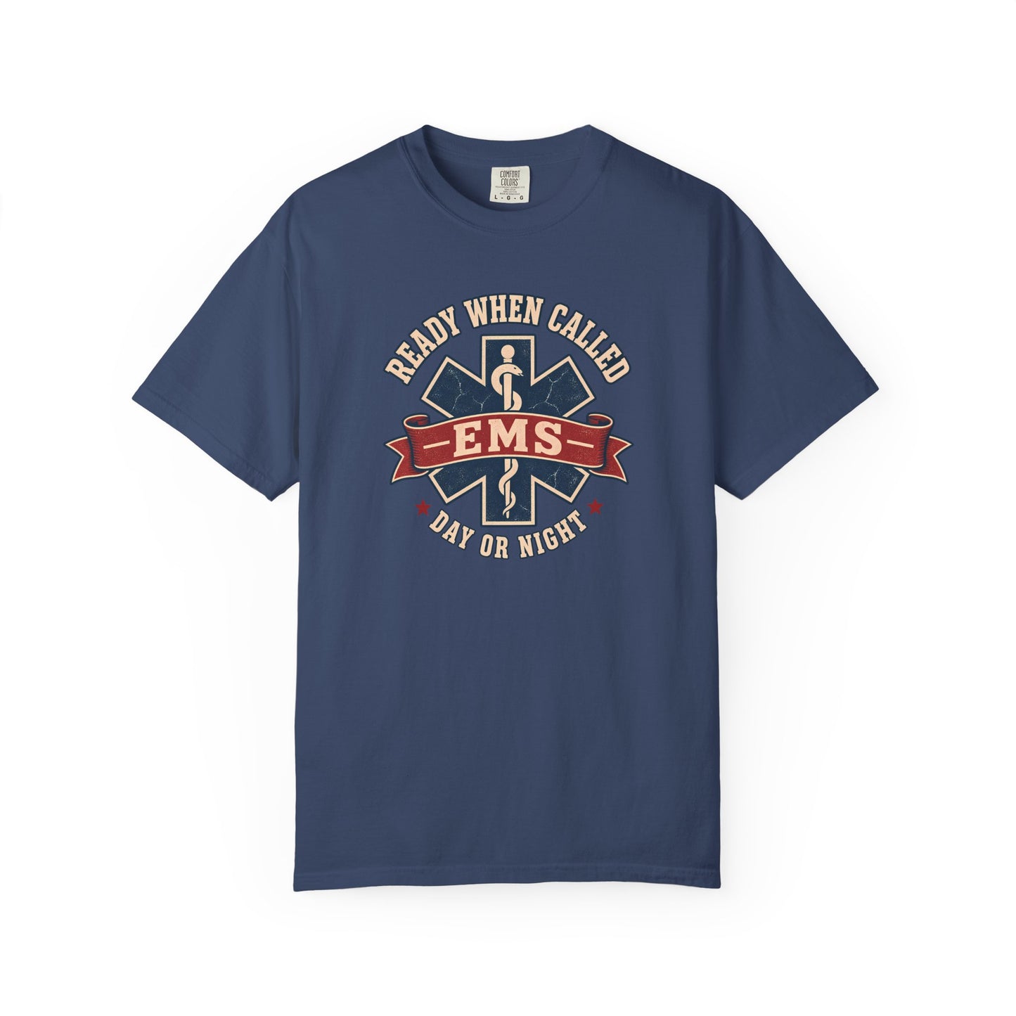 Ready When Called EMS T-shirt, front