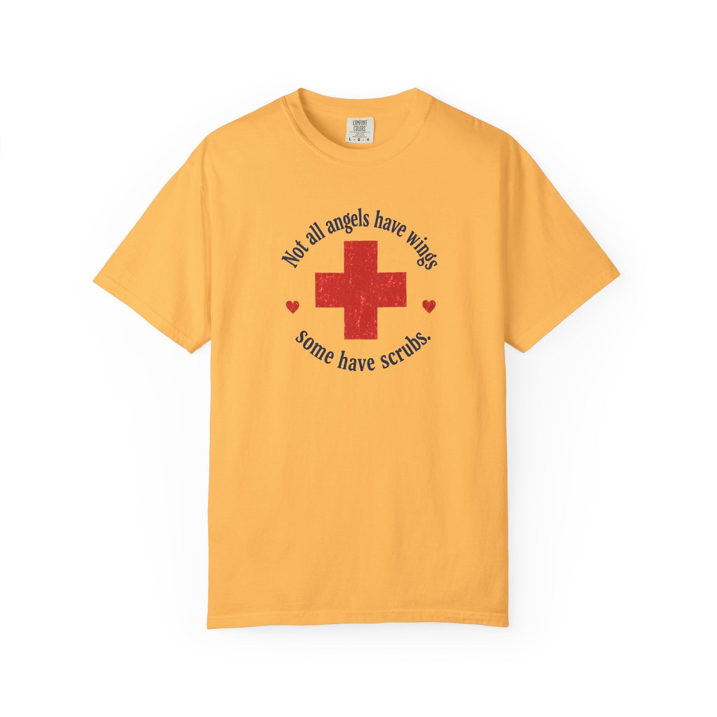 Angel with Scrubs T-shirt, front