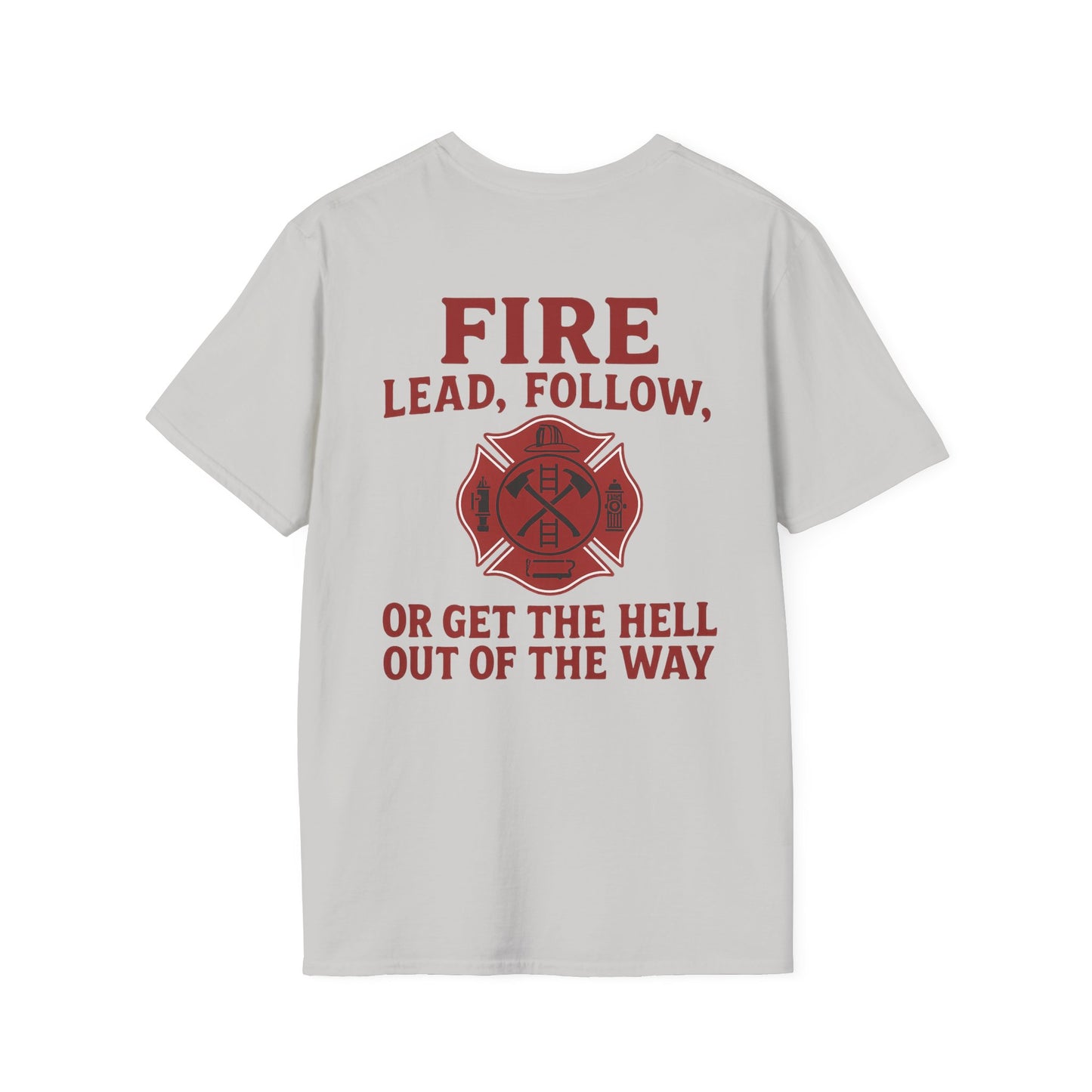 Lead Follow T-Shirt Fire, back