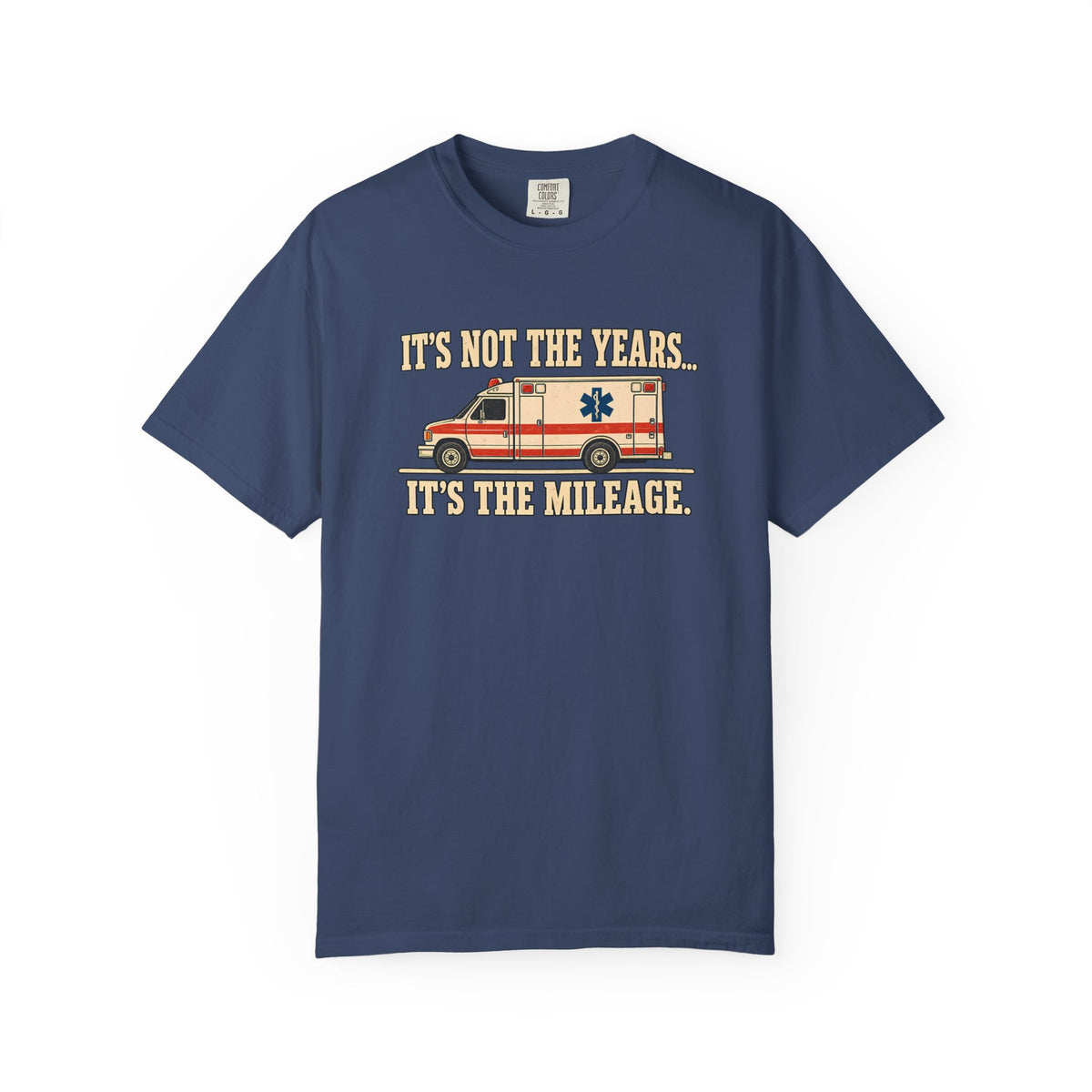 It's the Mileage T-shirt, front
