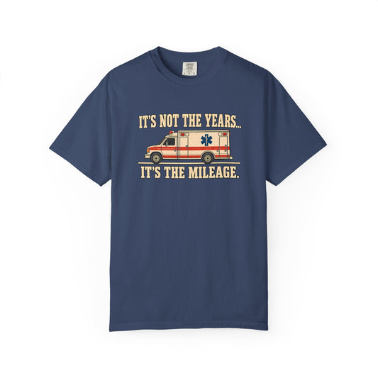 It's the Mileage T-shirt, front