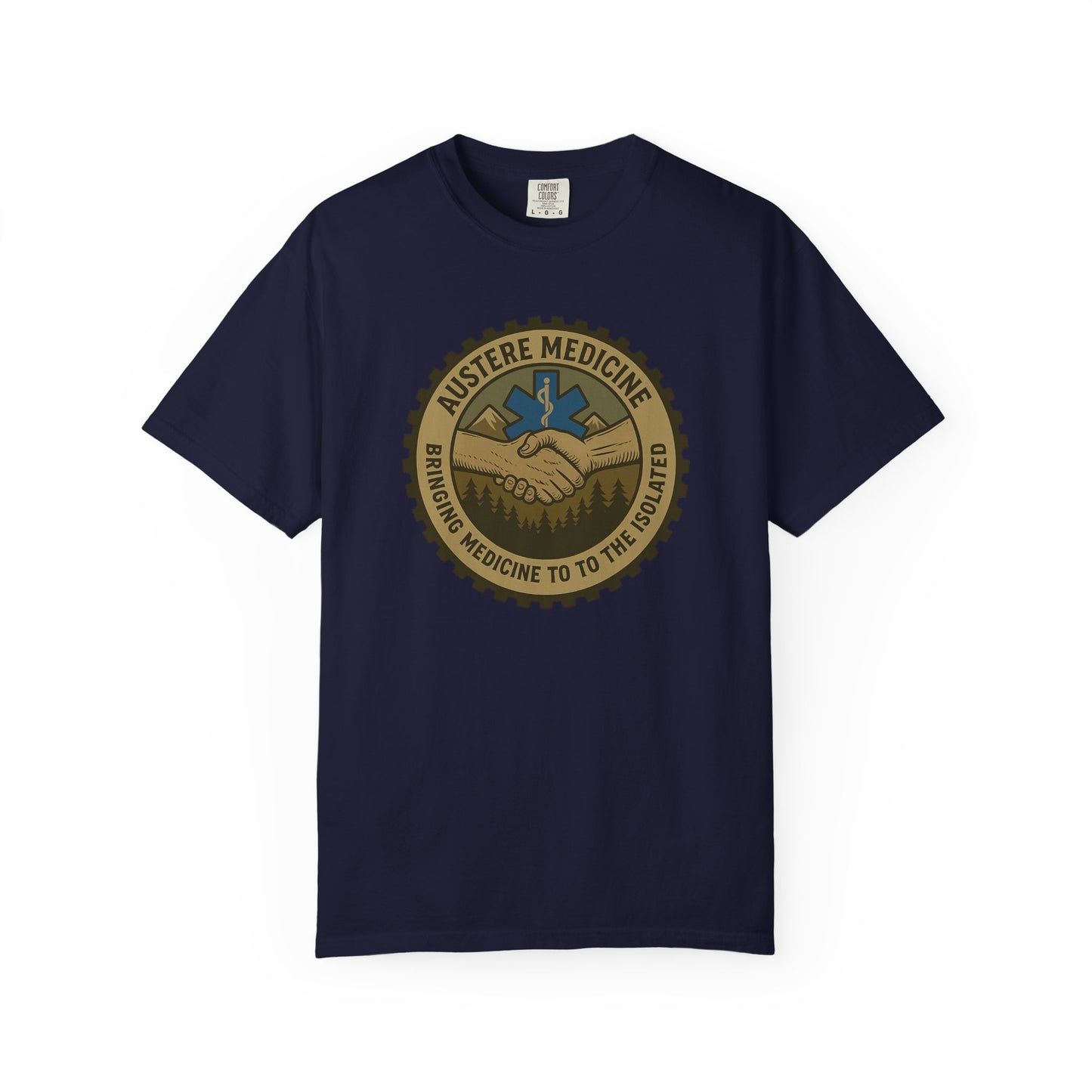 Aus Med T-shirt, front