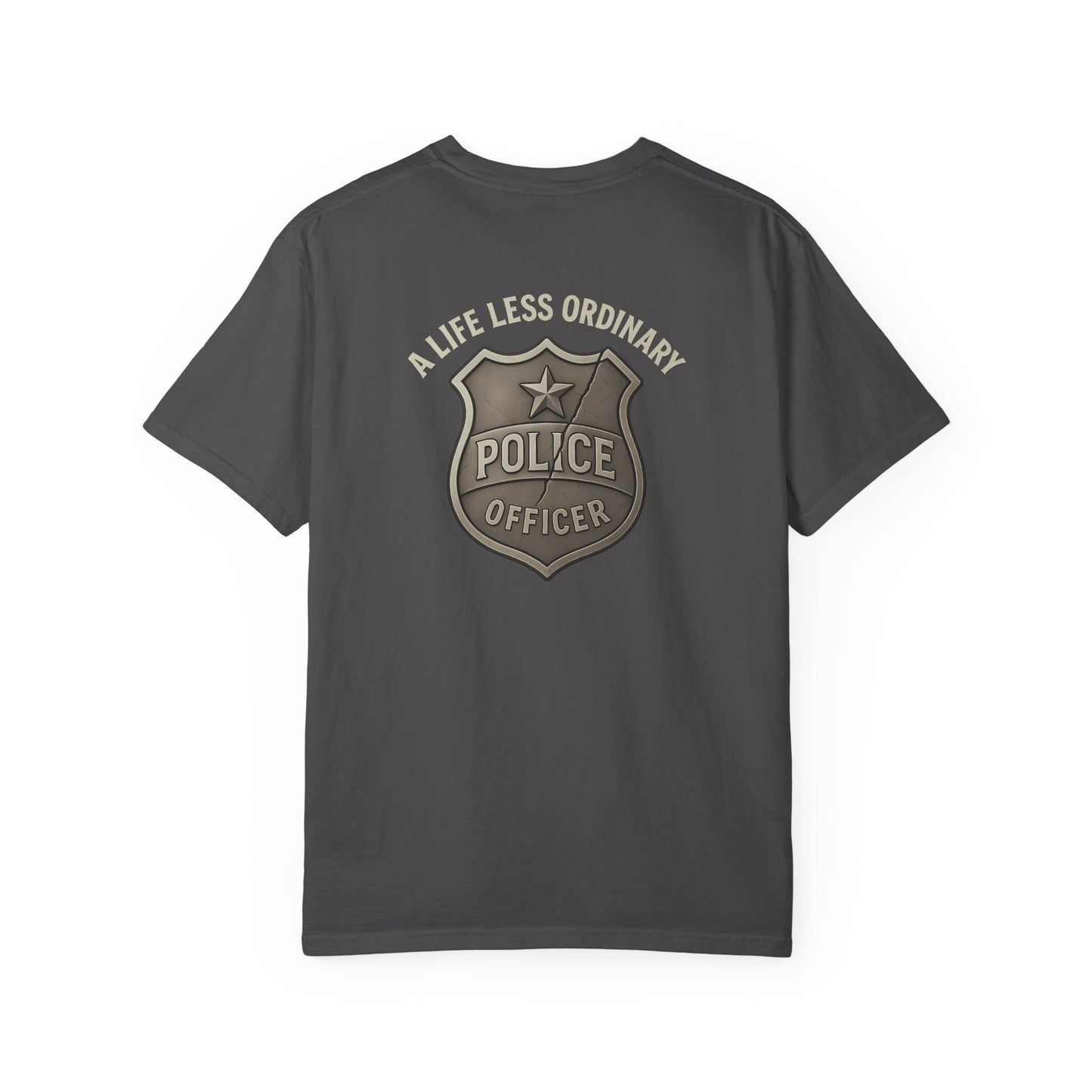 Life Less Ordinary Police T-Shirt, back