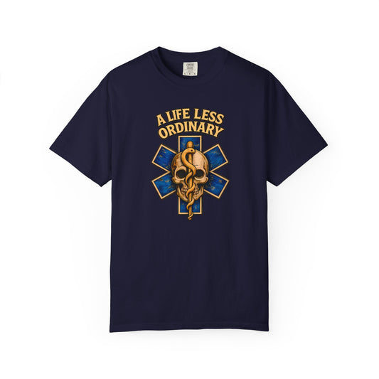 Less Ordinary Skull T-Shirt, front