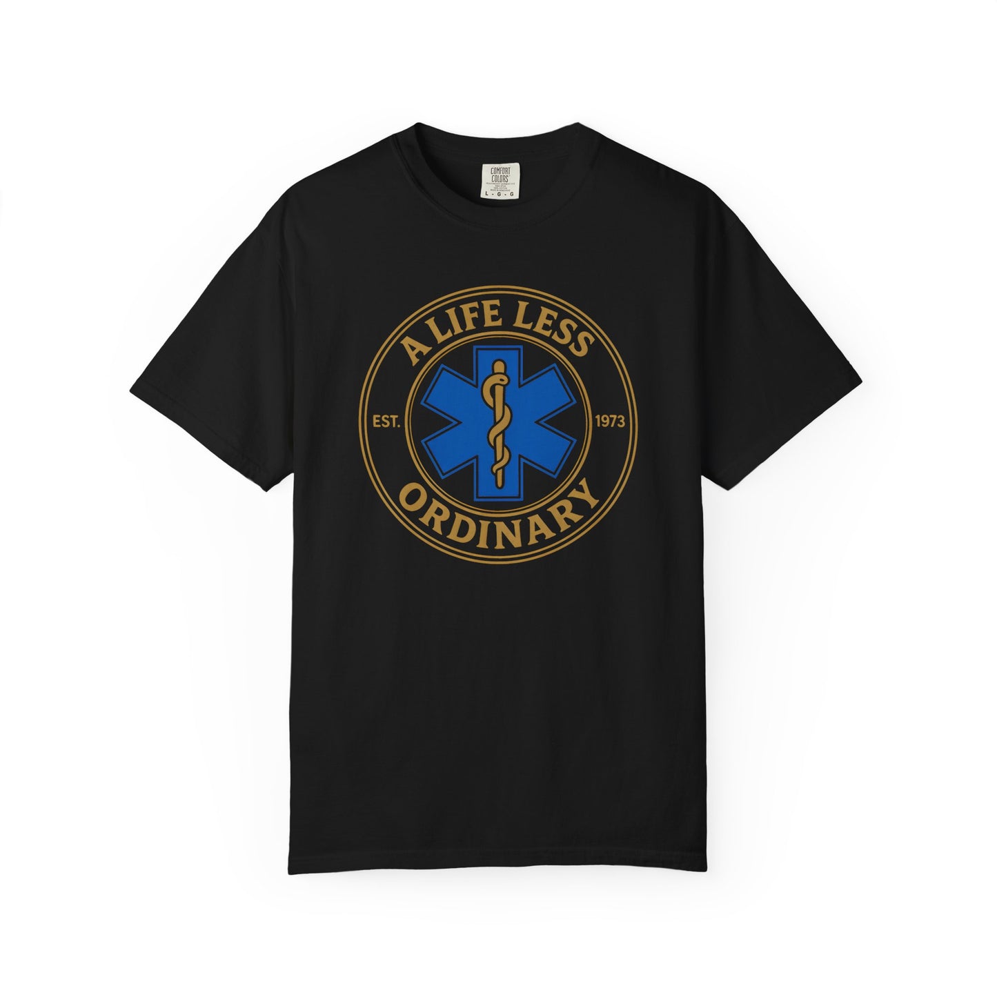 Less Ordinary Est. 1973 T-Shirt, front