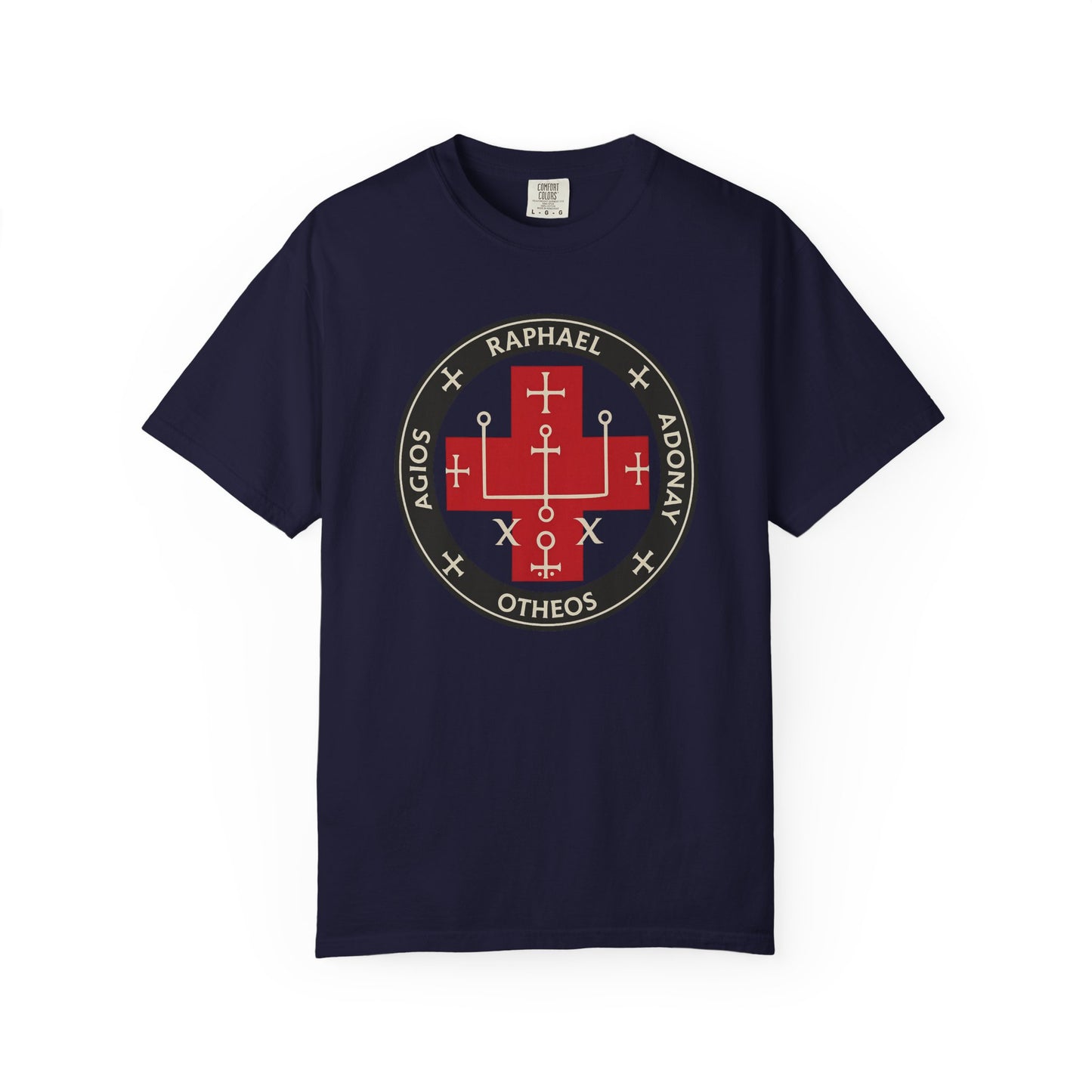 Sigil of St. Raphael Medicine T-shirt, front