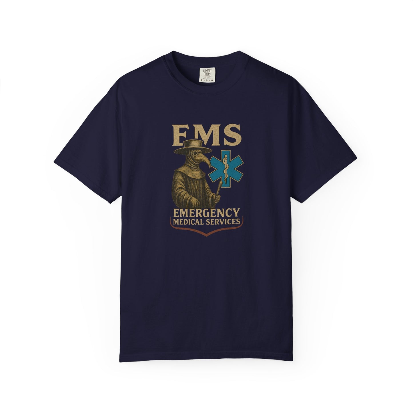 Plague Doctor EMS T-shirt, front
