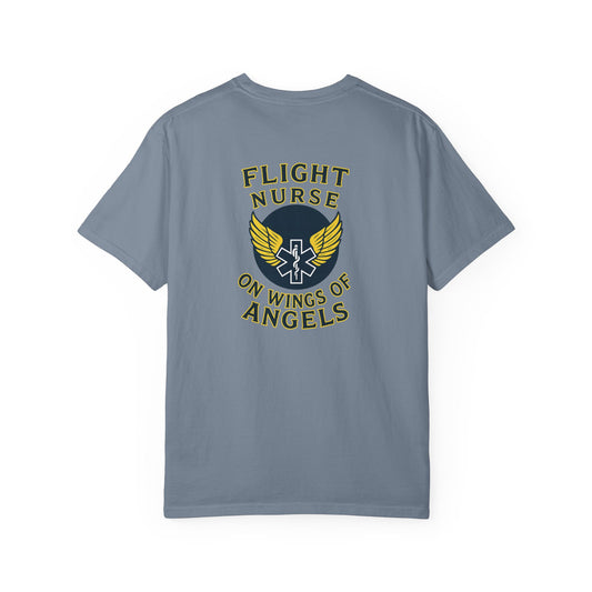 Flight Nurse Angel Wings T-shirt, back