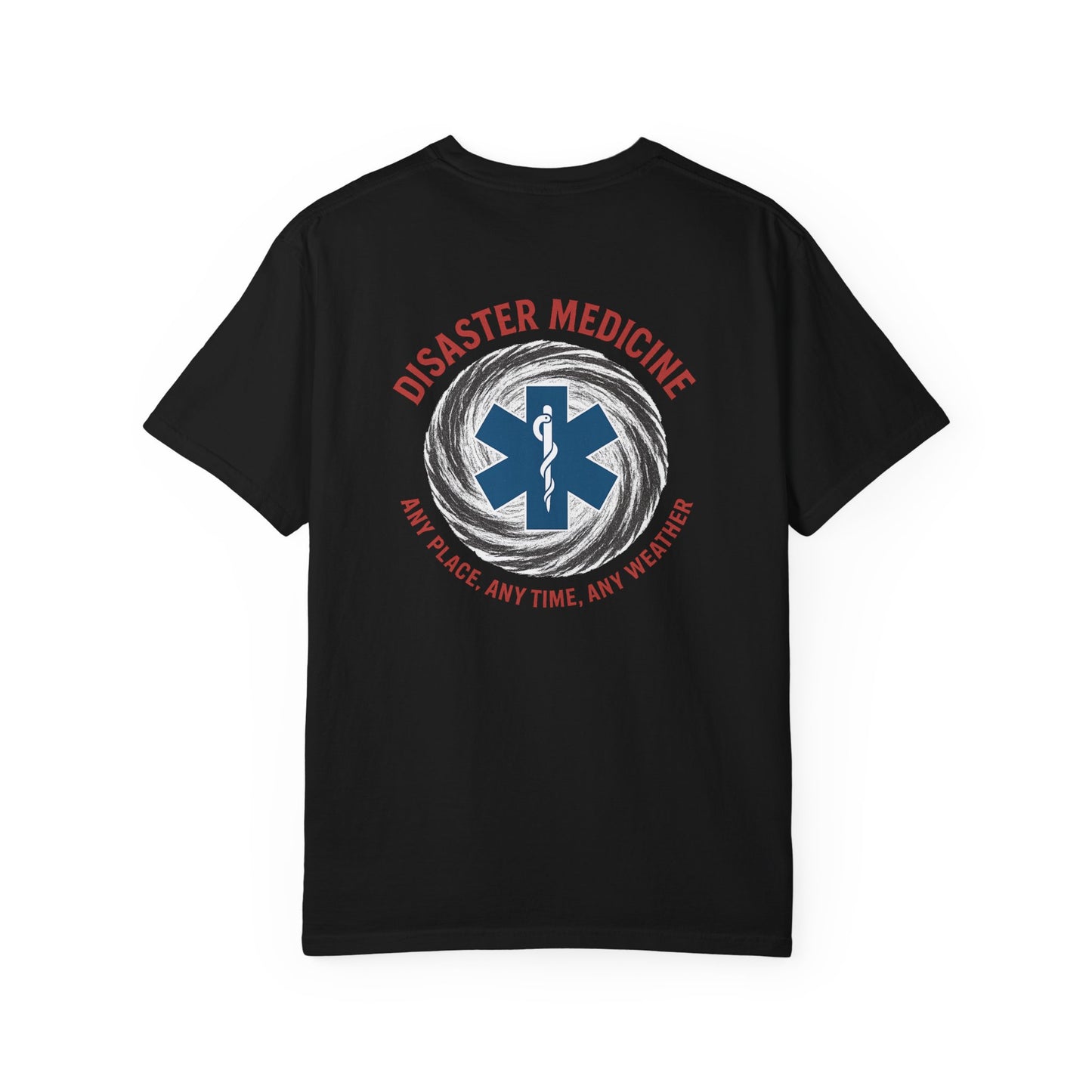 Disaster Medicine T-shirt, back/front logo
