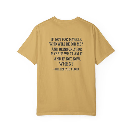 VVW Hillel the Elder Quote T-Shirt, back/front logo