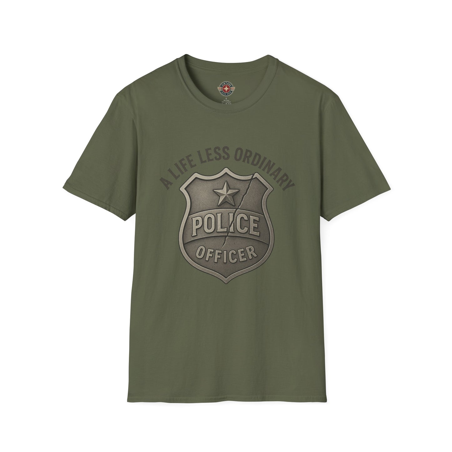 Life Less Ordinary T-Shirt Police, front