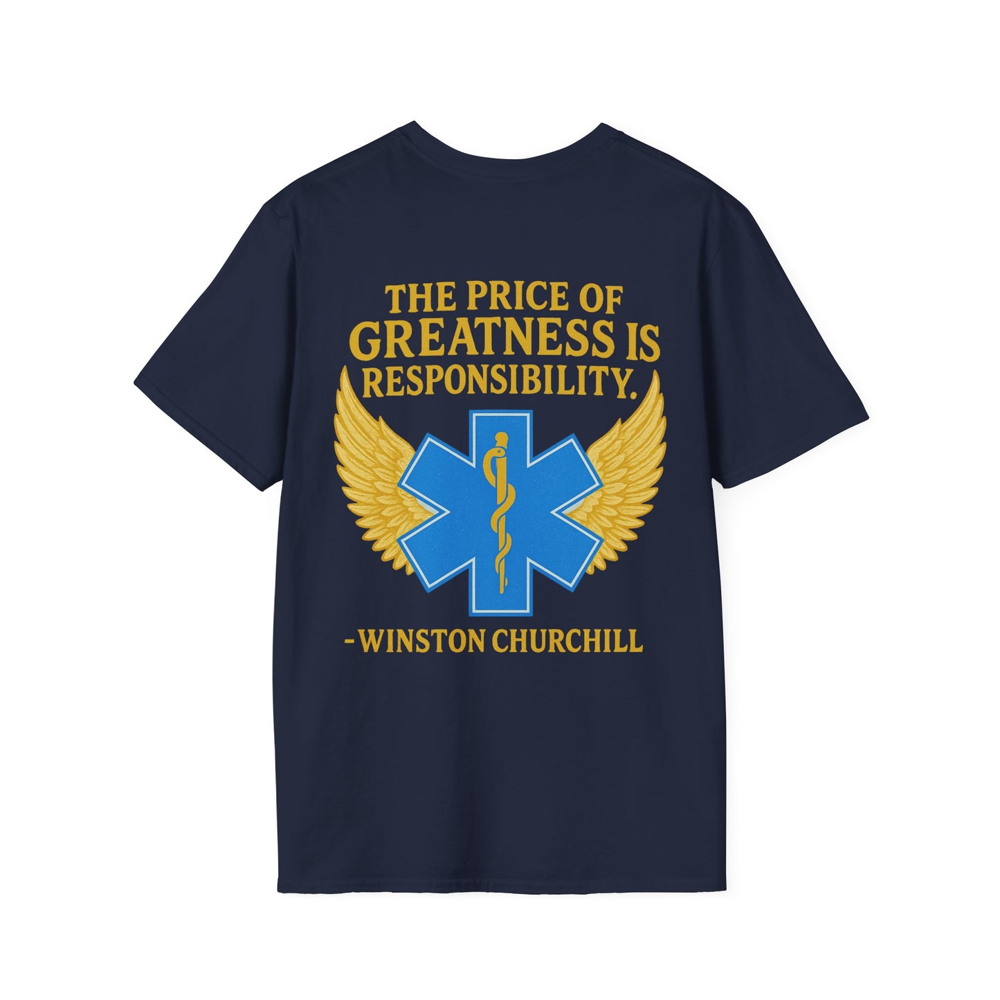 Price of Greatness T-Shirt, back/front logo