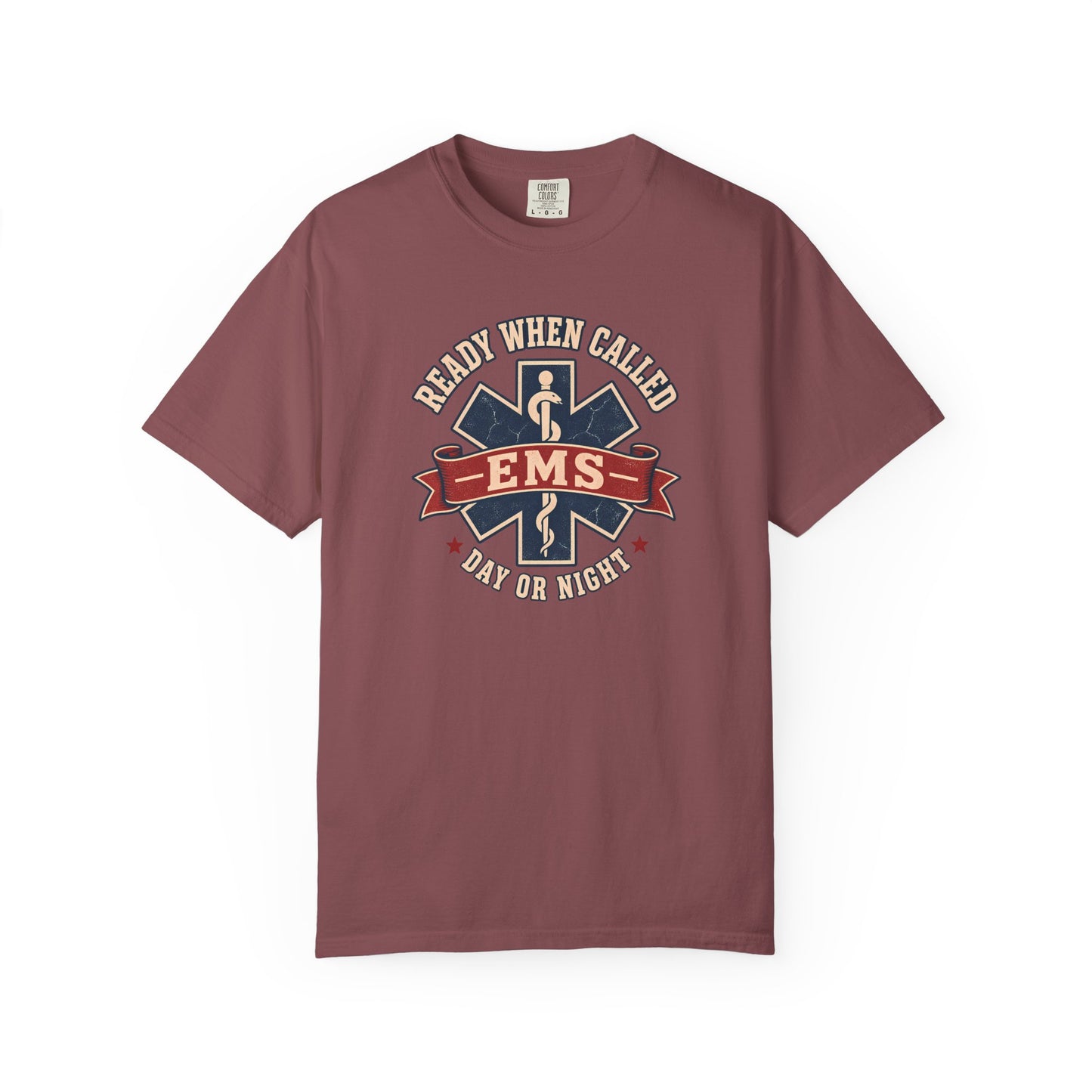 Ready When Called EMS T-shirt, front