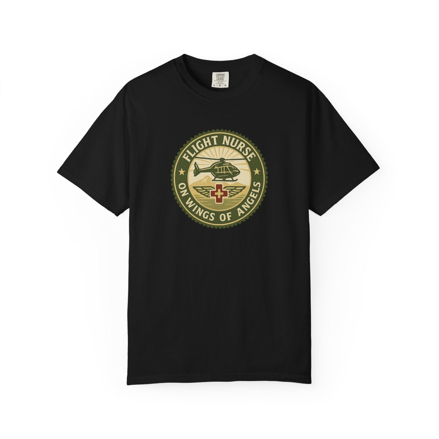 MEDEVAC Flight Nurse T-shirt, front