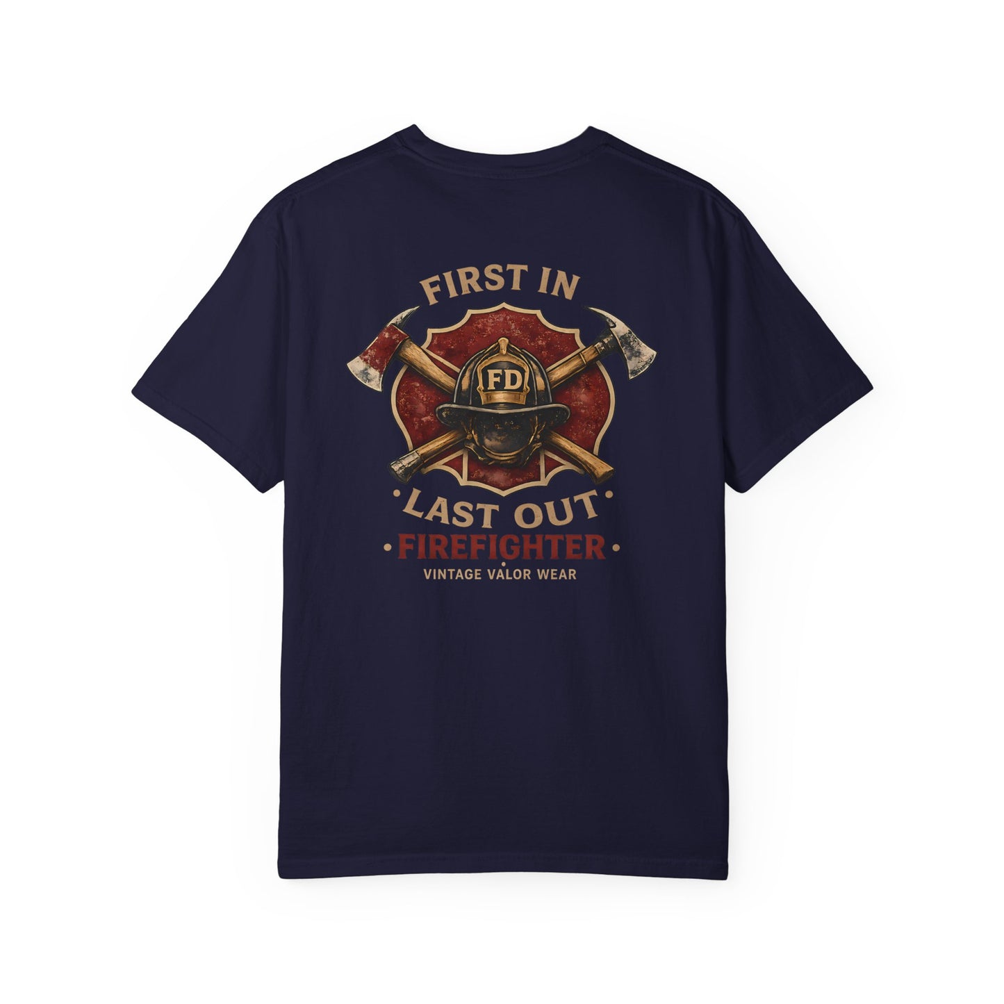 First In - Last Out T-Shirt, back