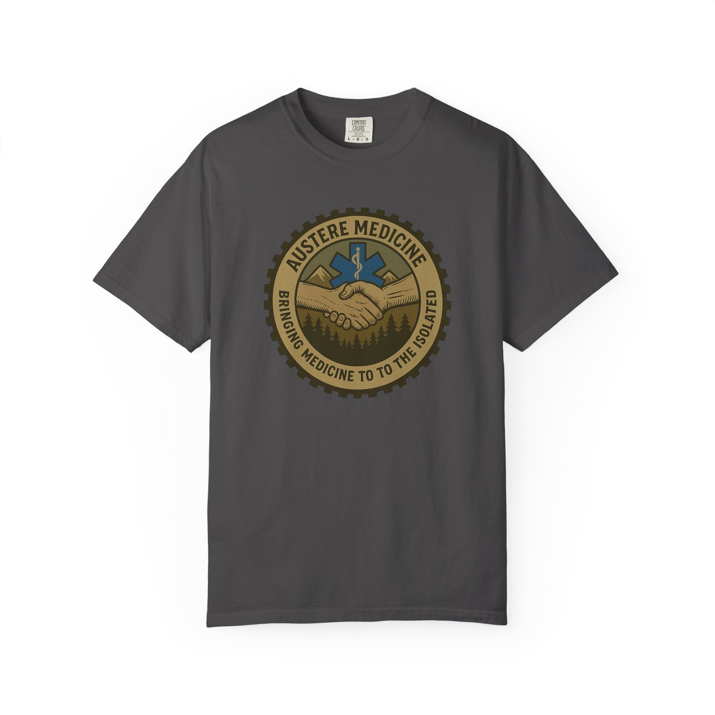 Aus Med T-shirt, front