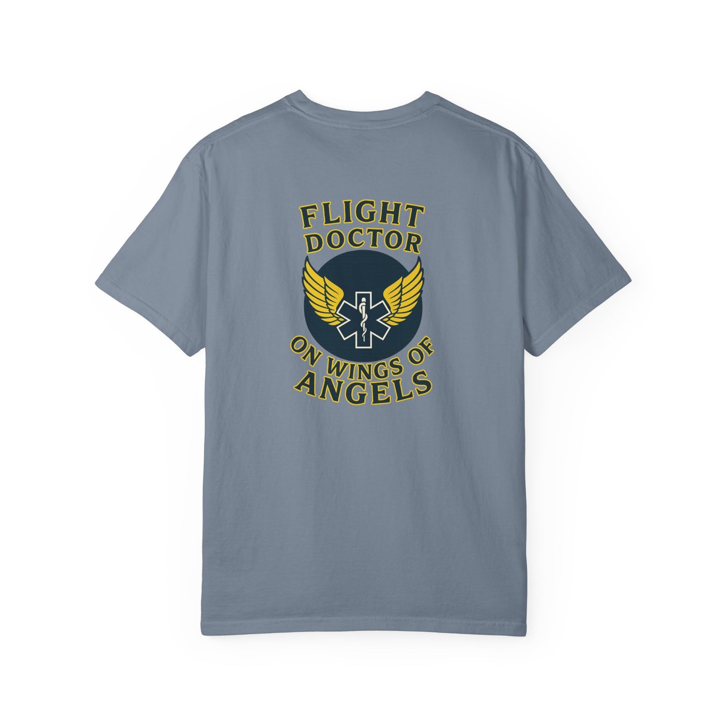 Flight Doctor Angel Wings T-shirt, back