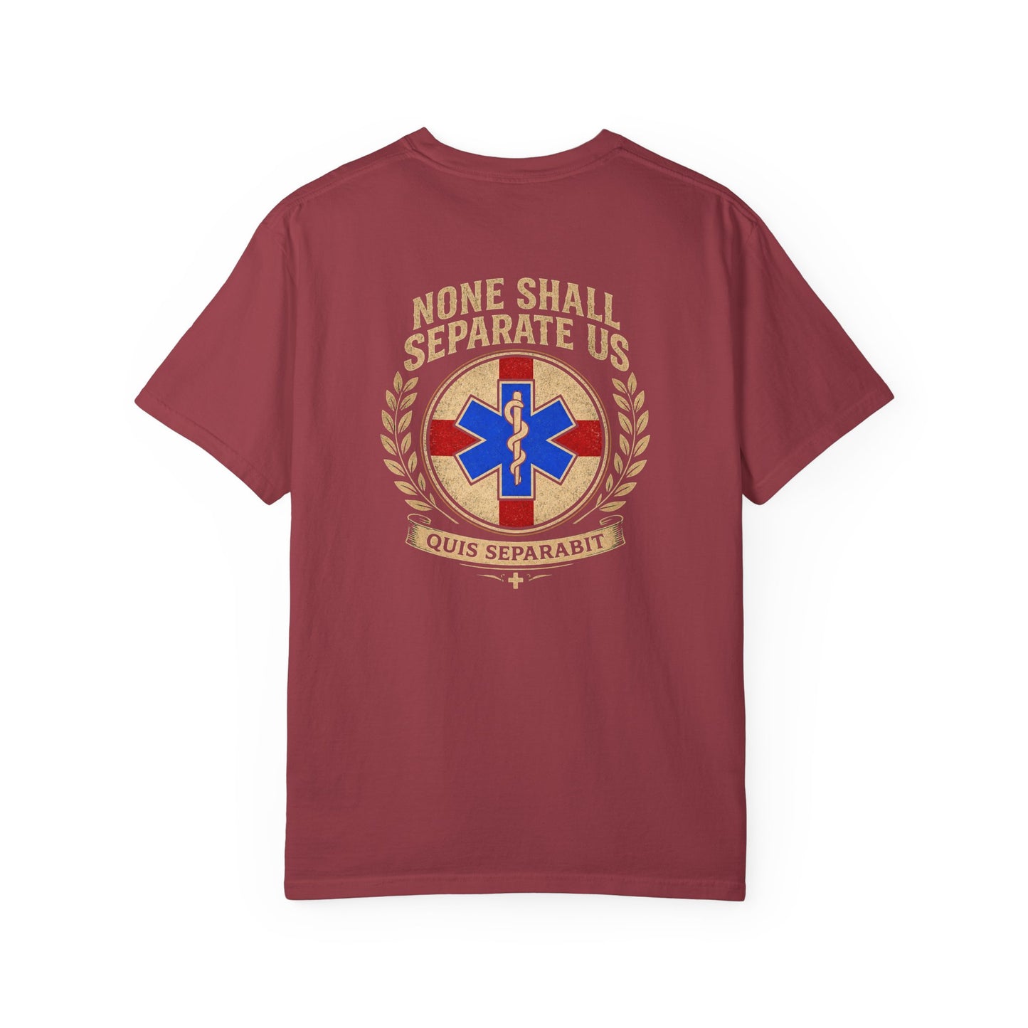 None Shall St. George T-Shirt, back/front logo