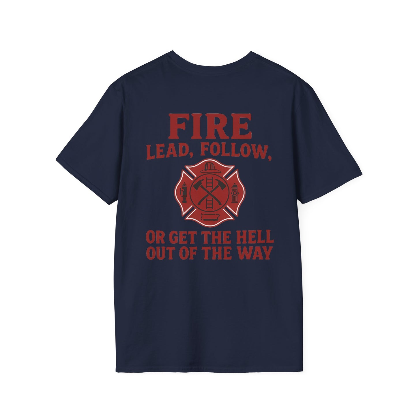 Lead Follow T-Shirt Fire, back