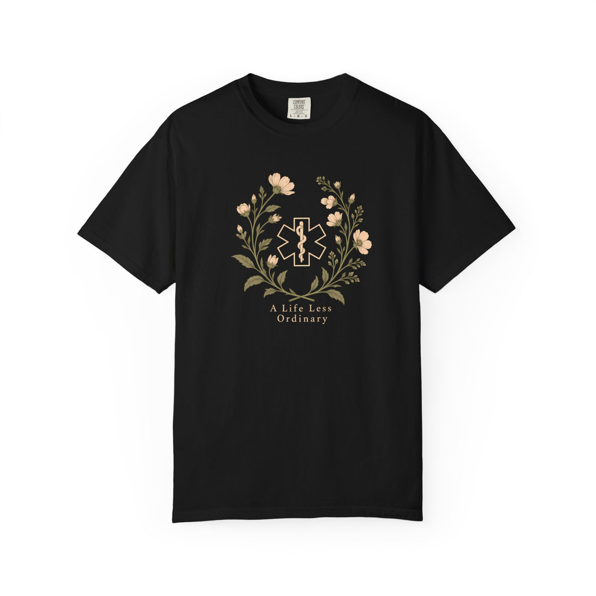 Life Less Ordinary Botanical T-Shirt, front