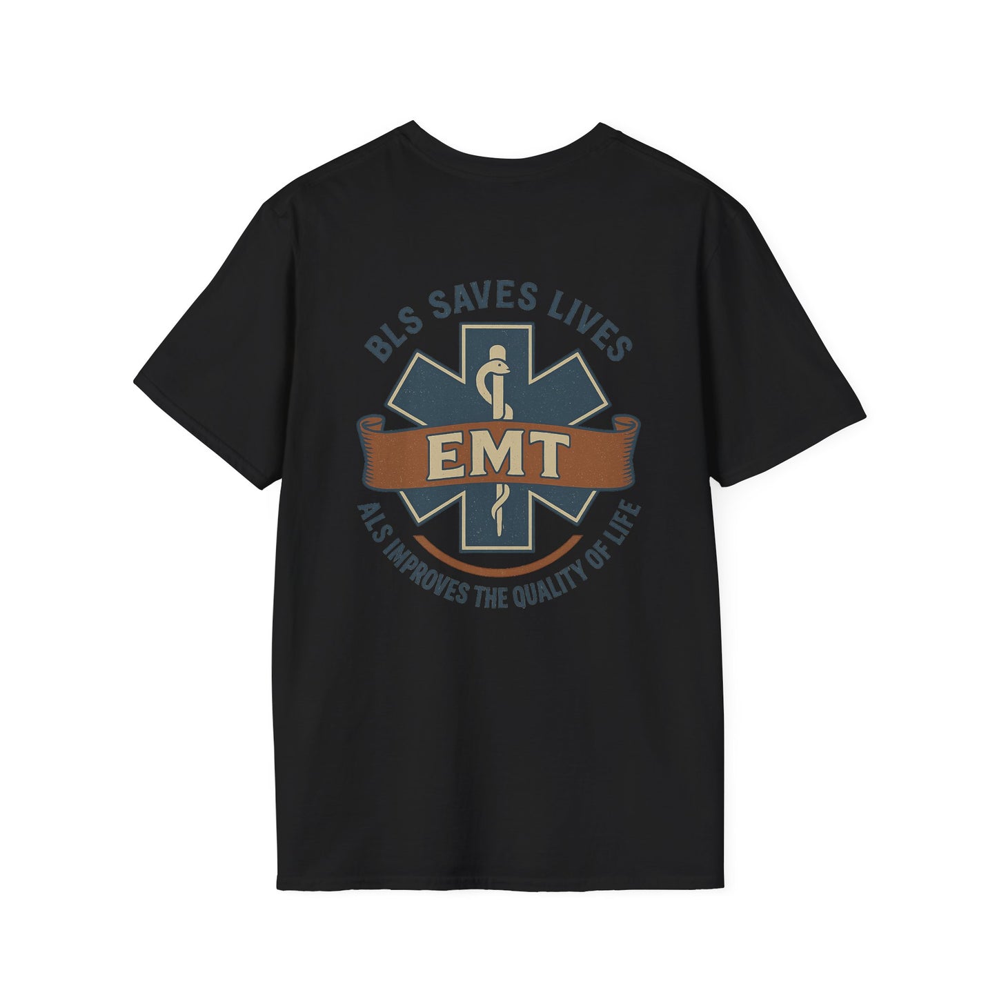 BLS/ALS for EMT T-Shirt, back/front logo