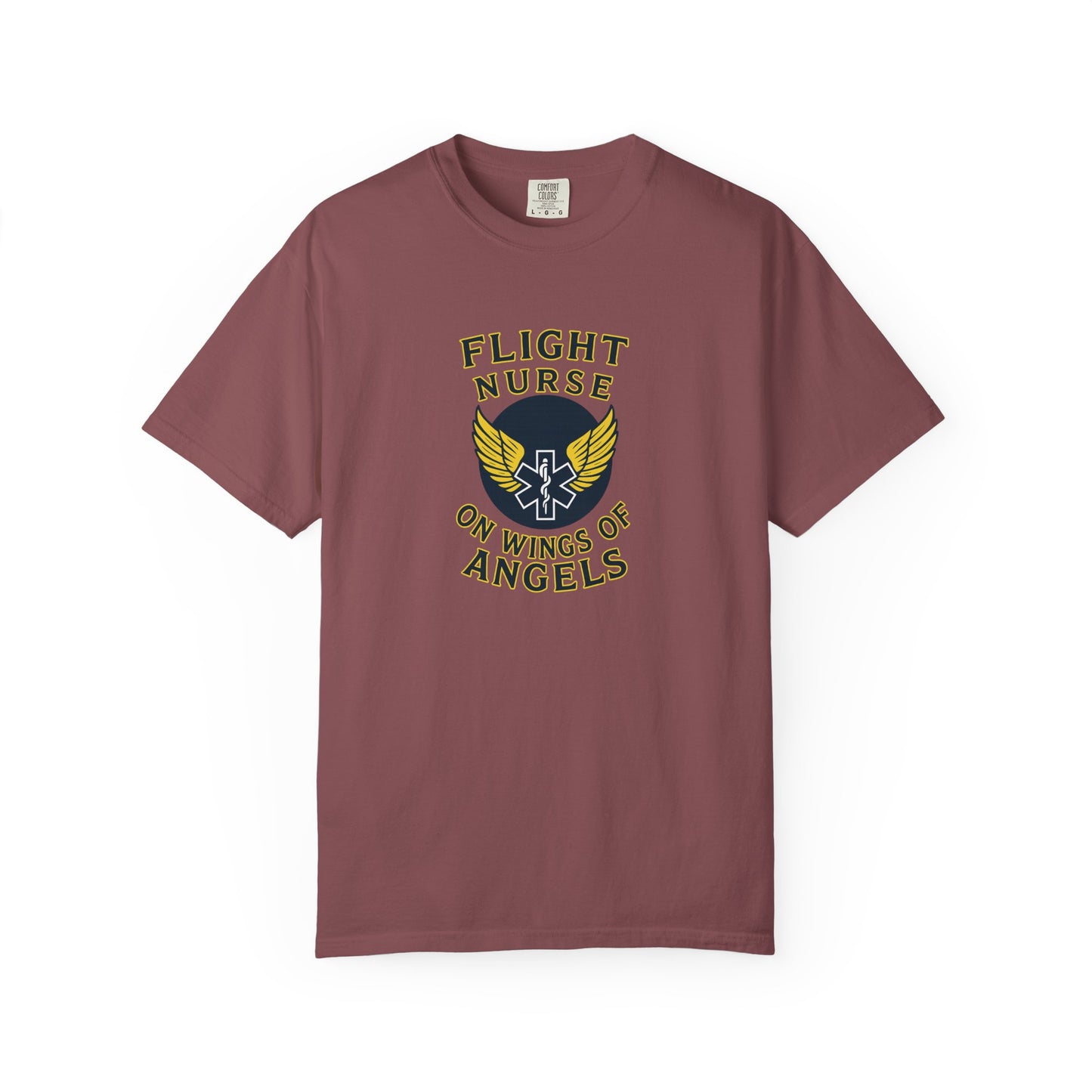 Flight Nurse Angel Wings T-shirt, front