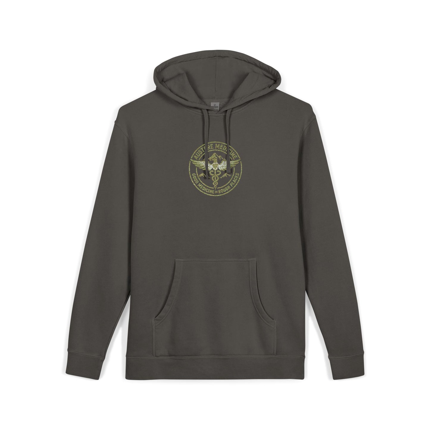 Rough Places Austere Medicine Pigment-Dyed Hoodie
