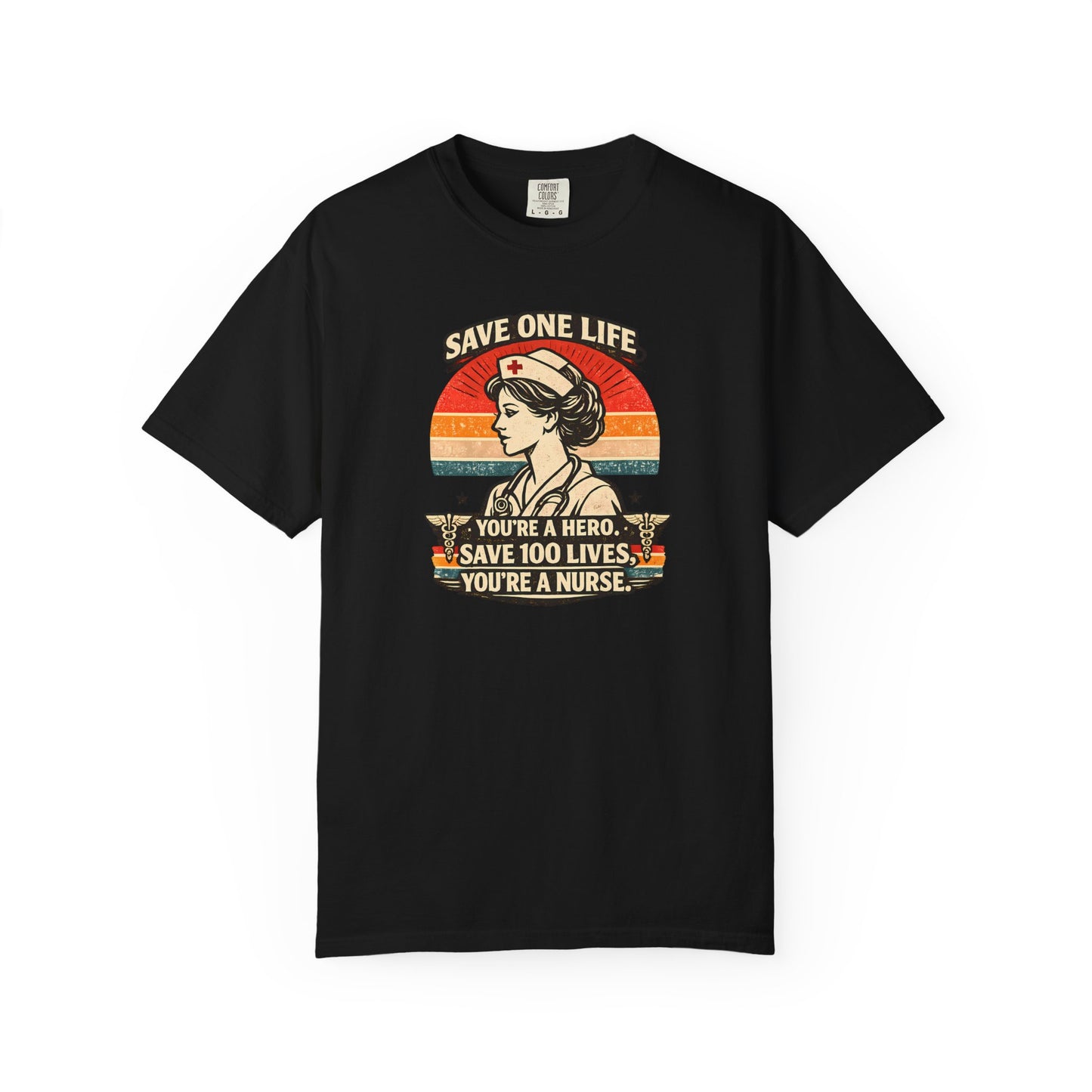 Save 100 Lives T-shirt, front