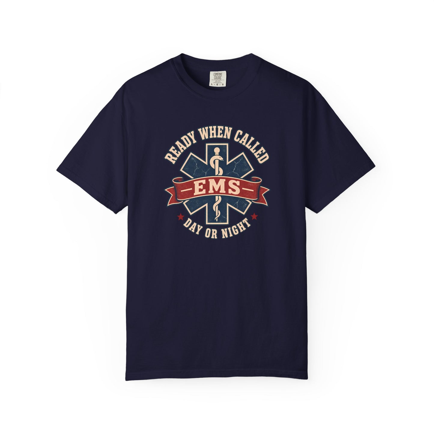Ready When Called EMS T-shirt, front