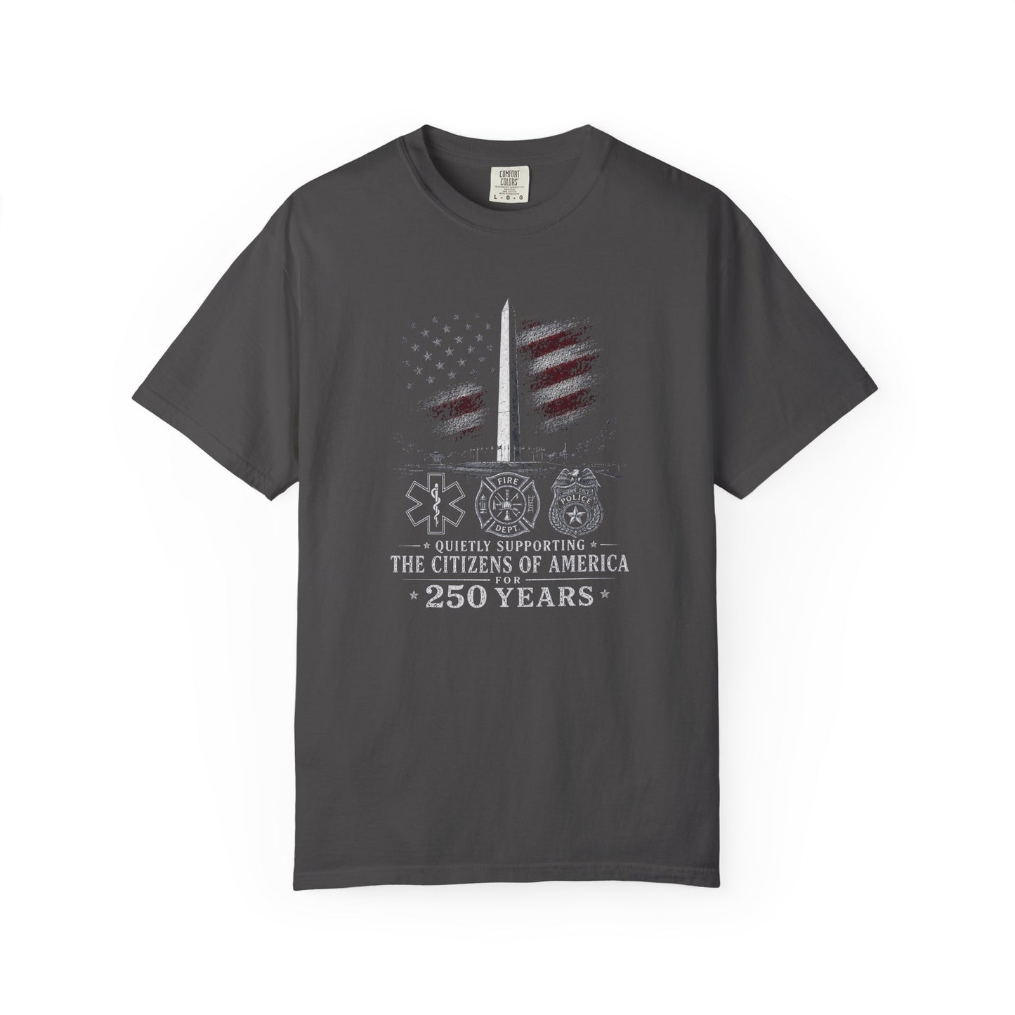 First Responder Foundation T-shirt, front/back