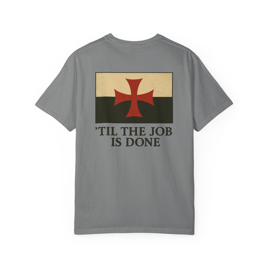 'Til the Job is Done EMS T-shirt, back/front logo