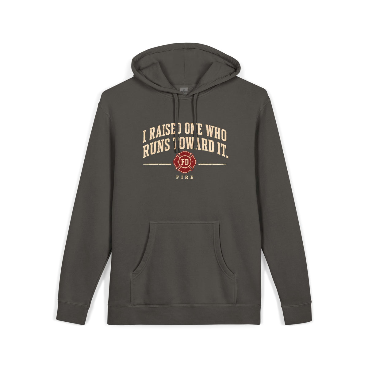 I Raised One Fire Pigment Dyed Hoodie