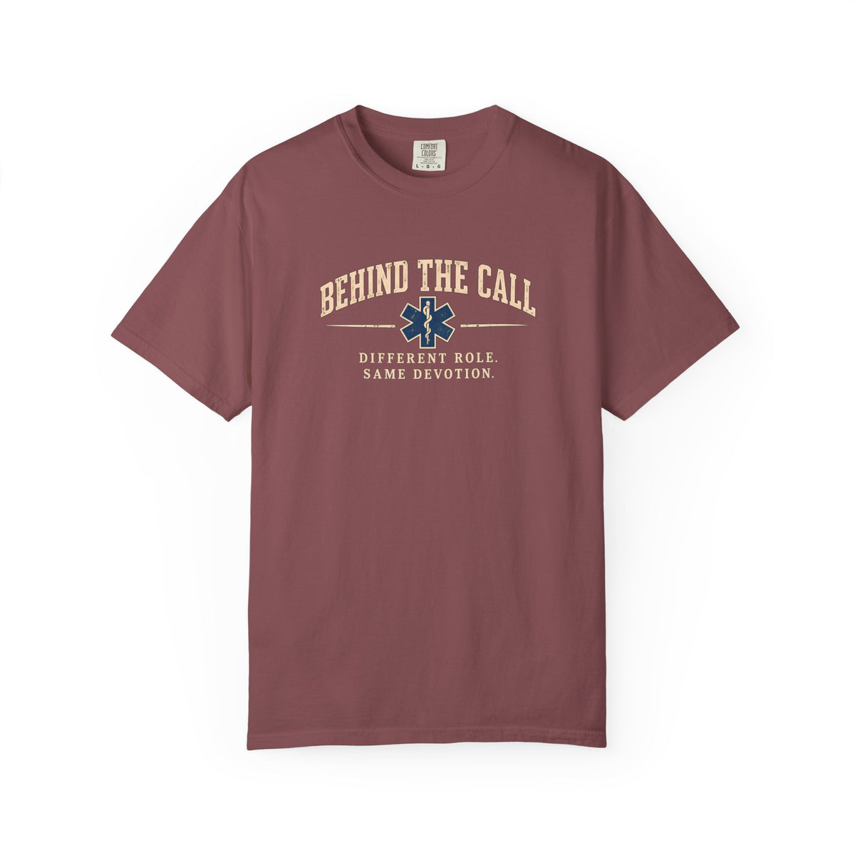 Behind the Call EMS T-Shirt, front