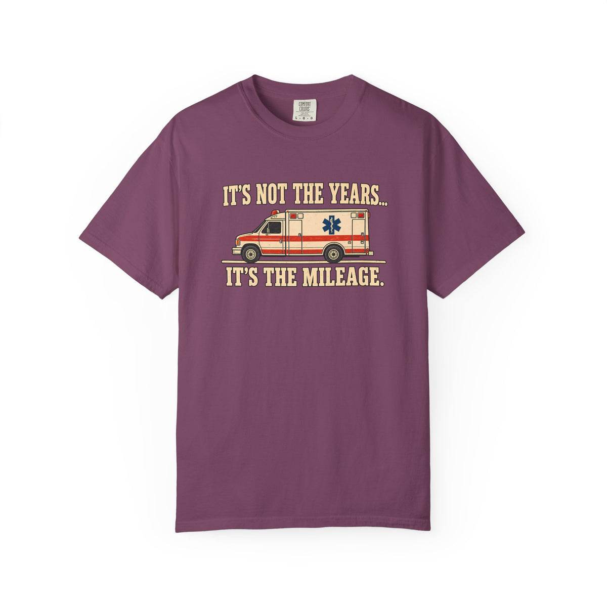 It's the Mileage T-shirt, front