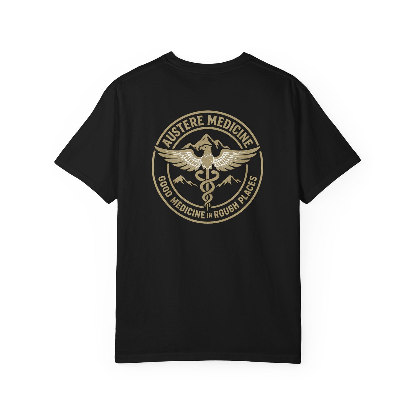 Rough Places T-shirt, back/front logo